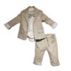 Σετ Σακάκι Total Beige Bebe - No 3-12 μηνών