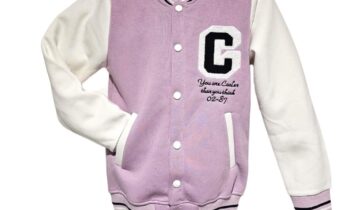 Κολλεγιακό Jacket Λιλά Junior - Νο 9-12 ετών