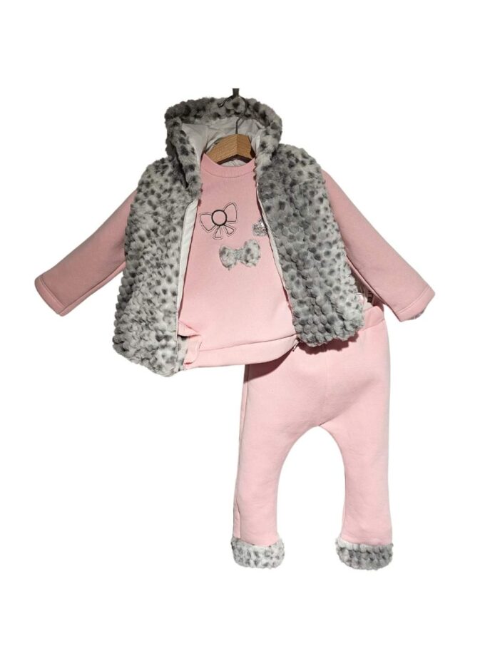 Σύνολο Φόρμας με Λεοπάρ Bebe - Νο 6-18 μηνών