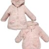 Μπουφάν Ροζ Διπλής Όψης Mini - Νο 1-5 ετών