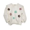 Μπλούζα Εκρού Λουλουδάτη Junior - Νο 5-8 ετών