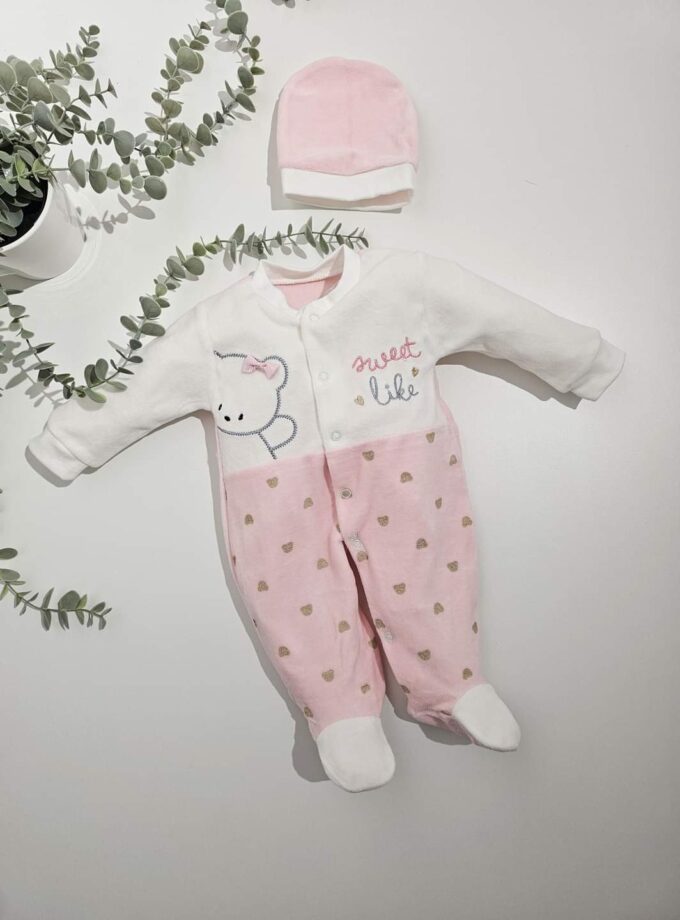 Φορμάκι Hearts Ροζ Bebe - Νο 0-9 μηνών