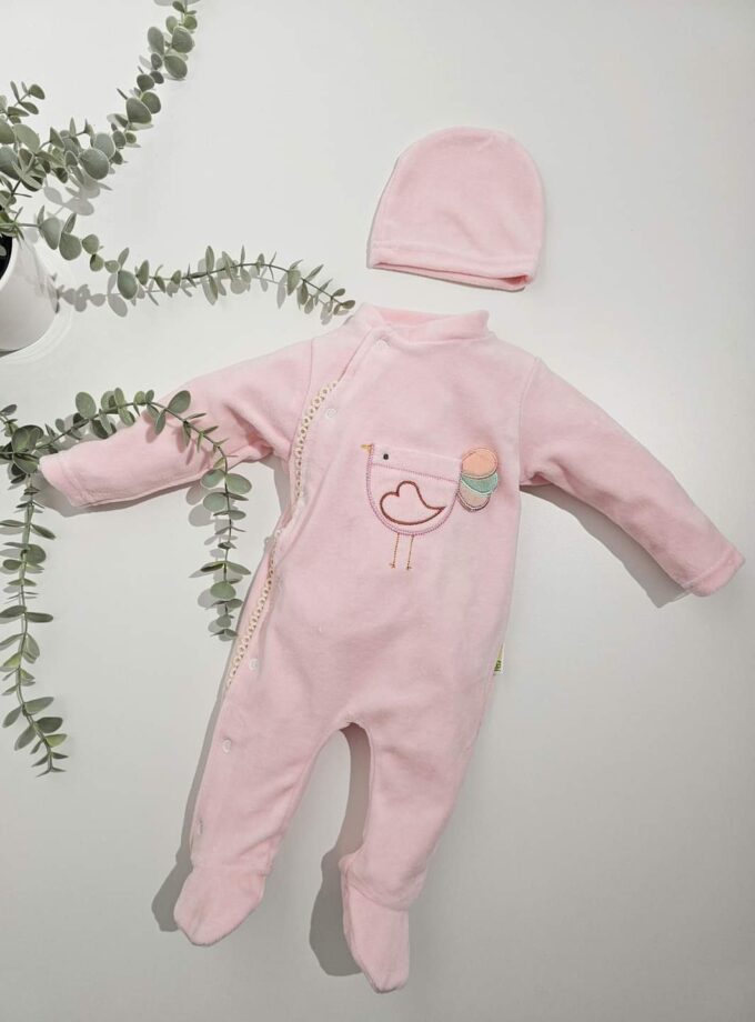 Φορμάκι Βελουτέ Bird Ροζ