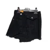Φούστα Σορτσάκι Τζιν Μαύρη