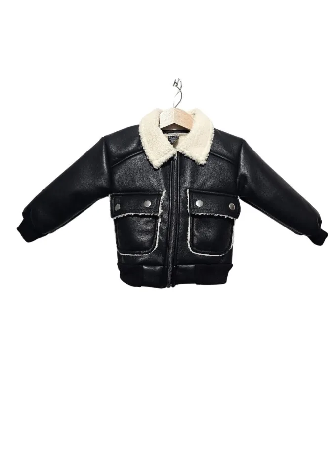 Μπουφάν Δερματίνη Pilot Mini