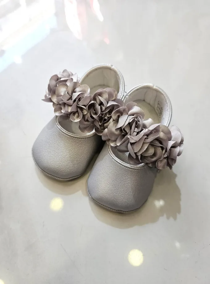 Μπαλαρίνες Αγκαλιάς Flower Γκρι