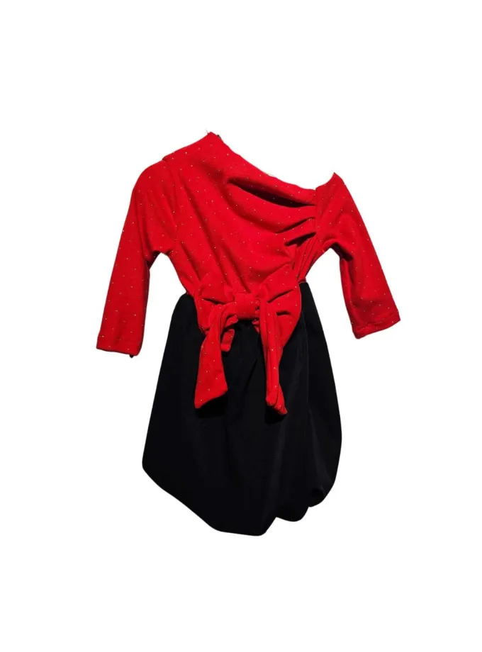 Φόρεμα Κόκκινο Στρας Μπαλούν Junior