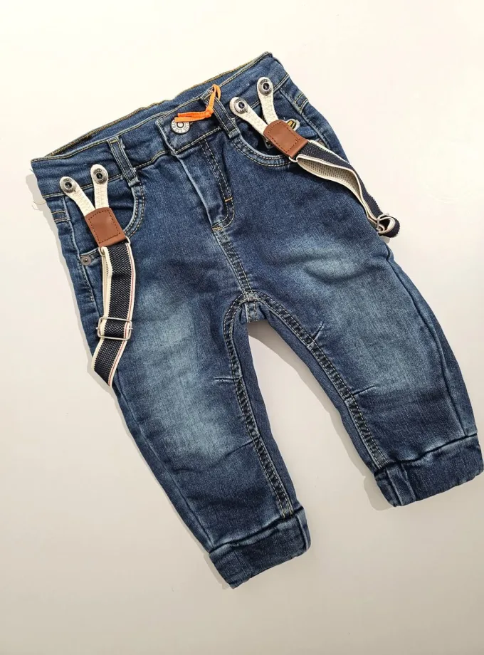 Τζιν Παντελόνι με Τιράντες Bebe