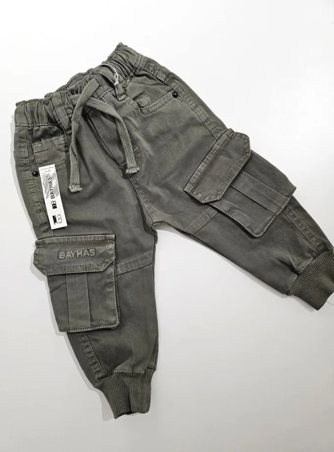 Παντελόνι Λαδί Cargo Mini