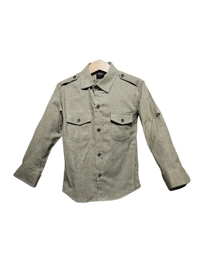 Πουκάμισο Λαδί Μελανζέ