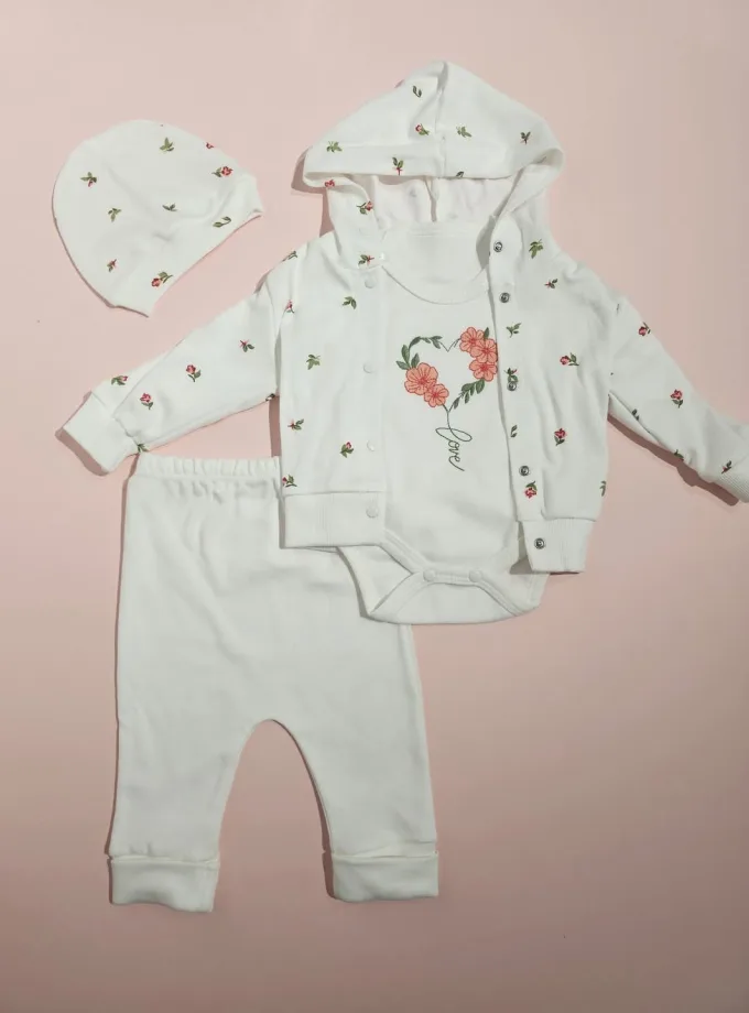 Συνολάκι Τριπλό Roses Bebe