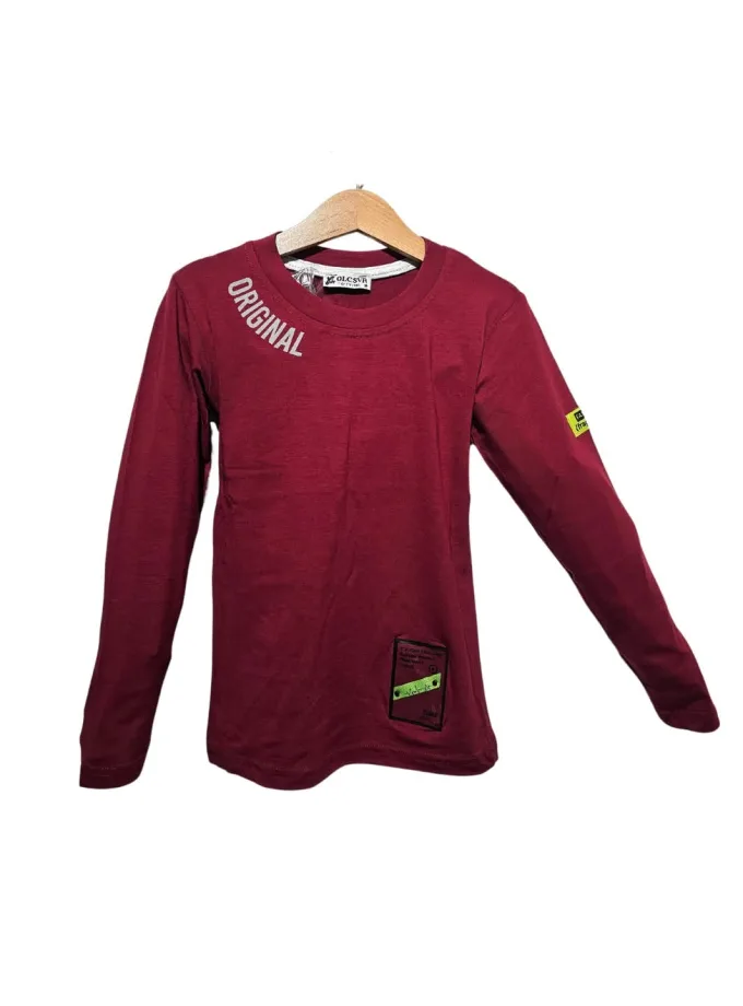 Μπλούζα Μπορντό Original Παδική