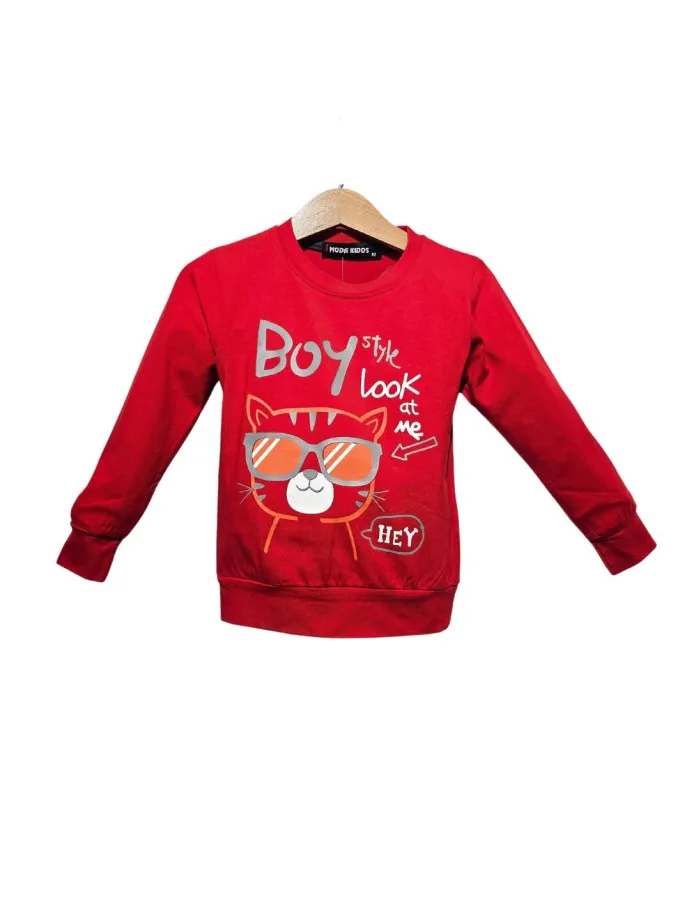 Μπλούζα Γατάκι Κόκκινη