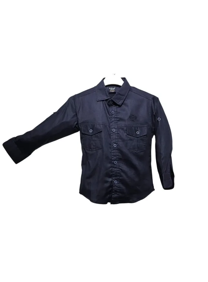 Πουκάμισο Μπλε Σκούρο