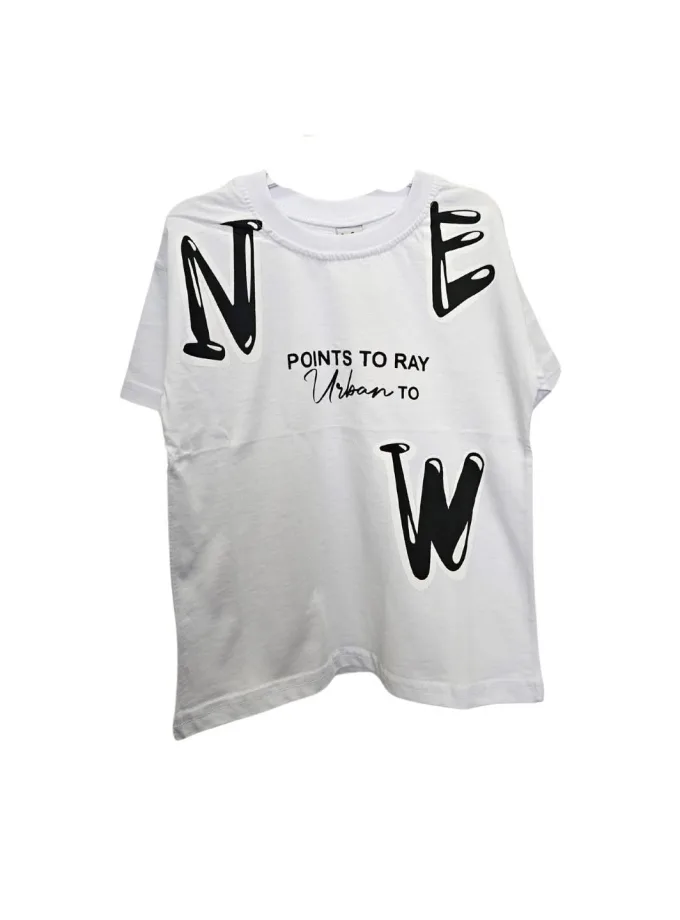 T-shirt NEW Άσπρο Junior