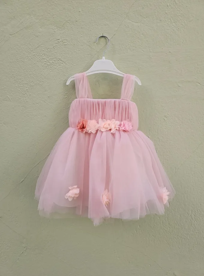 Φόρεμα Αμπιγέ Φρεζ με Τιράντα Mini