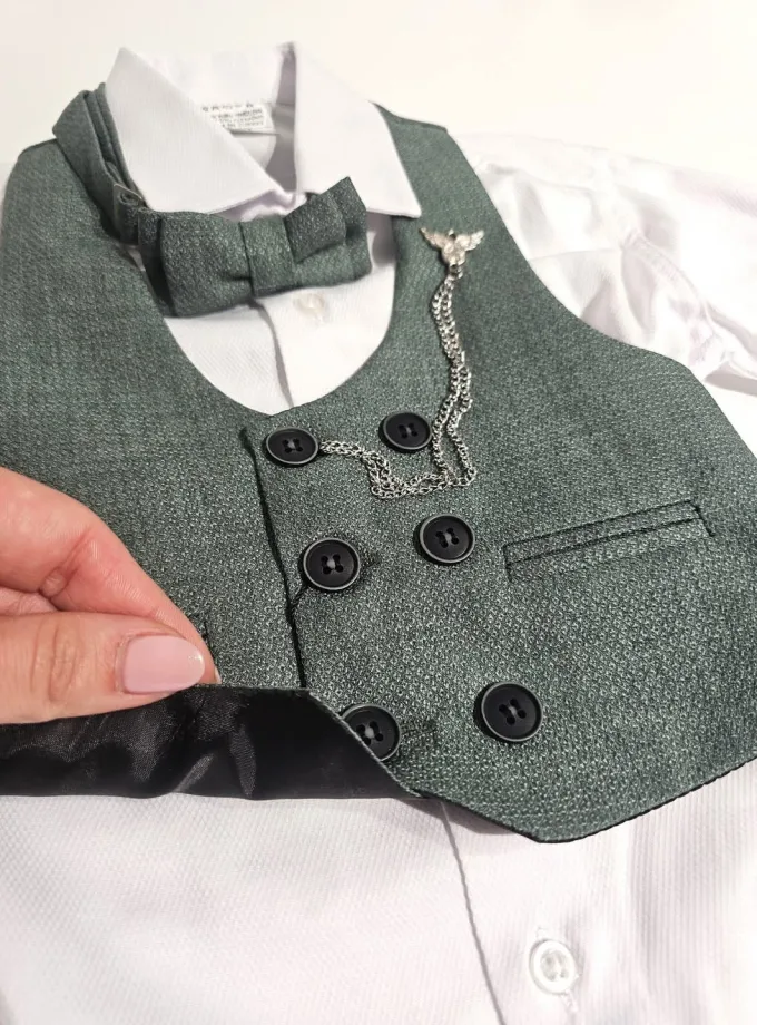 Κοστούμι με Γιλέκο Κυπαρισσί 02