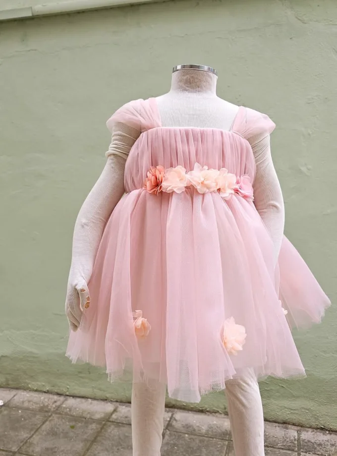 Φόρεμα Αμπιγέ Φρεζ με Τιράντα Mini