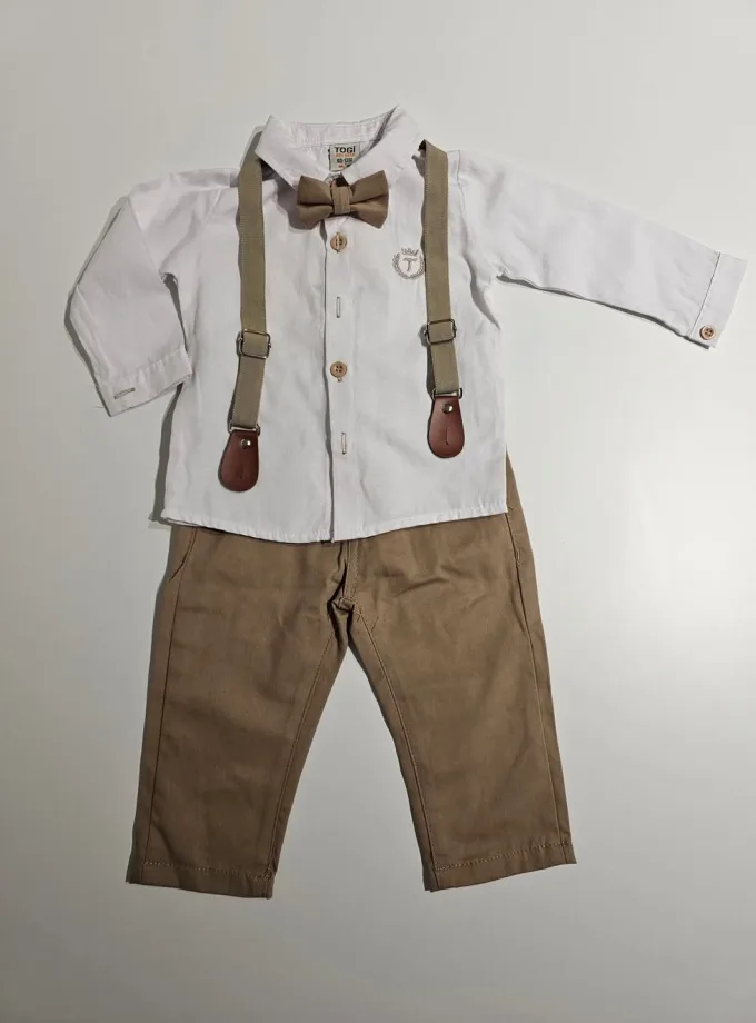 Σύνολο Άσπρο-Μπεζ Bebe