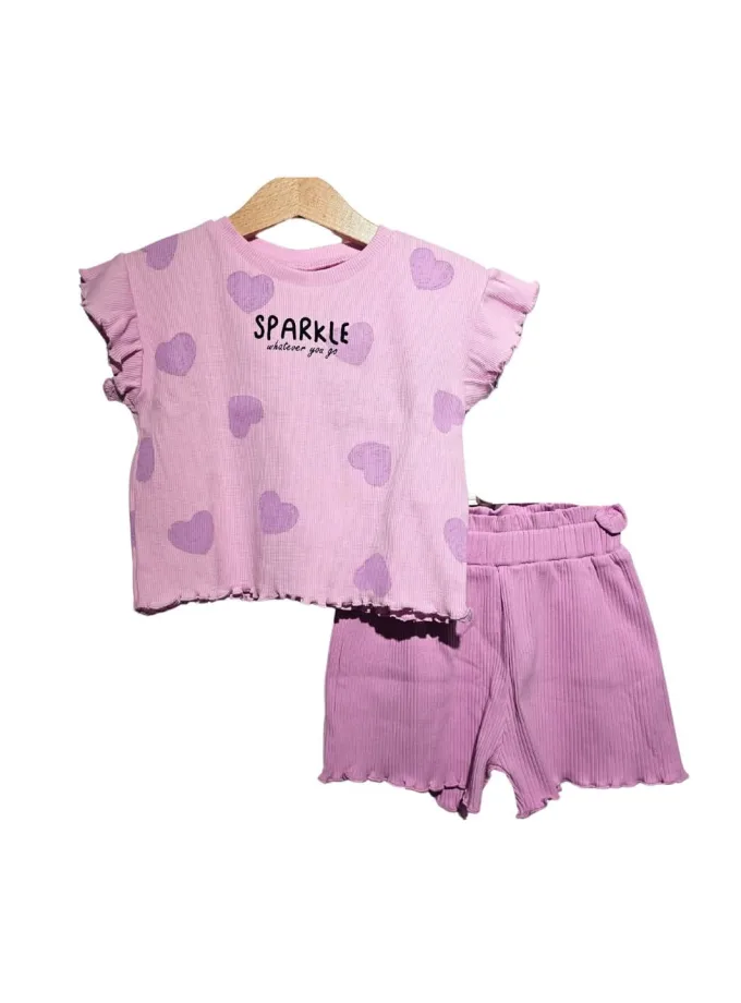 Σύνολο Sparkle Λιλά Mini