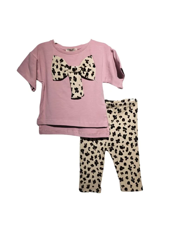 Σύνολο Φρεζ Λεοπάρ Κολάν Mini