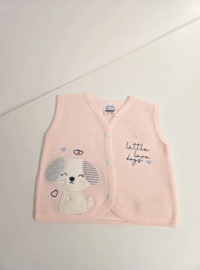 Αμάνικο Γιλέκο Σομόν Ζωάκι