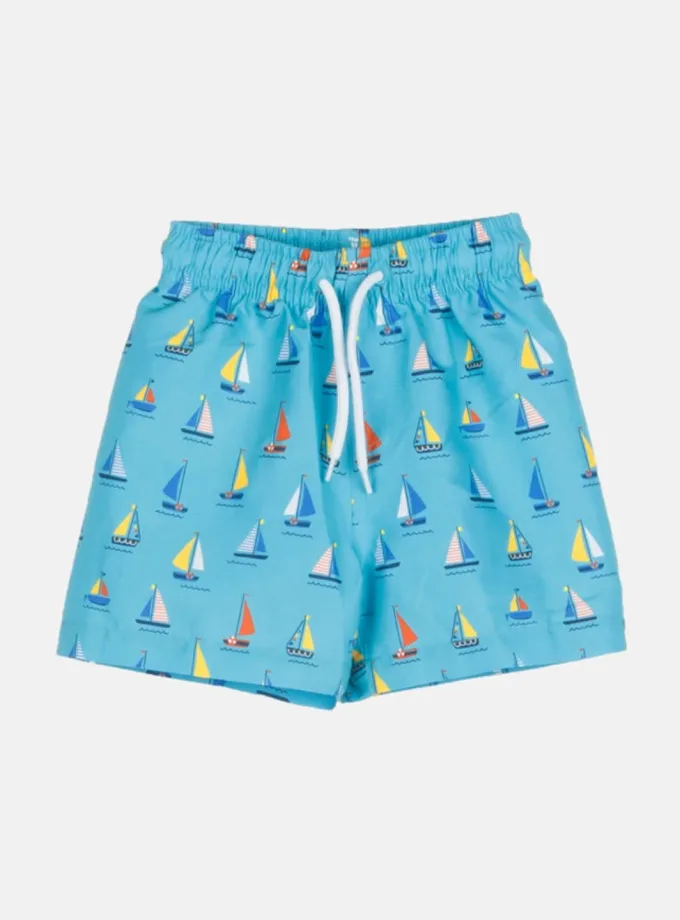 Μαγιό Καραβάκια Γαλάζιο