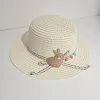 Ψάθινο Καπέλο Εκρού