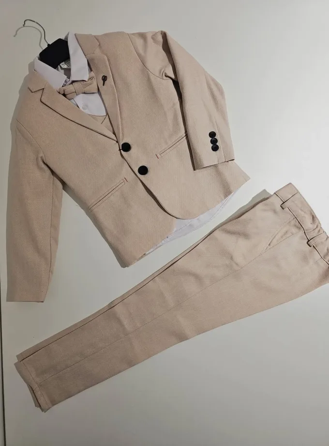 Κοστούμι με Σακάκι Εκρού Junior