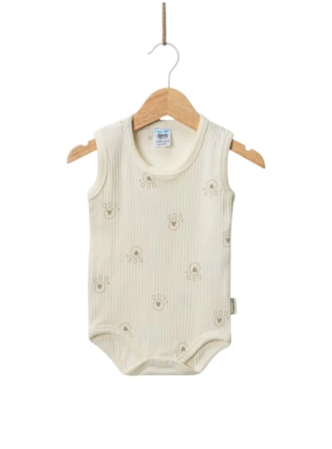 Αμάνικο Εσώρουχο Πατουσάκι Εκρού