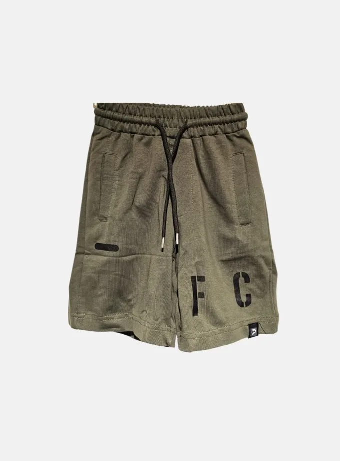 Βερμούδα Λαδί Γράμματα