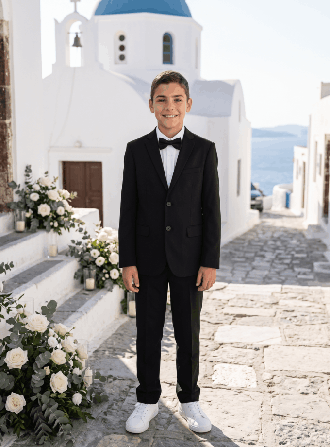 Κοστούμι με Σακάκι Μαύρο