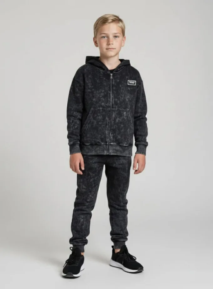 Φόρμα Marble Black Junior