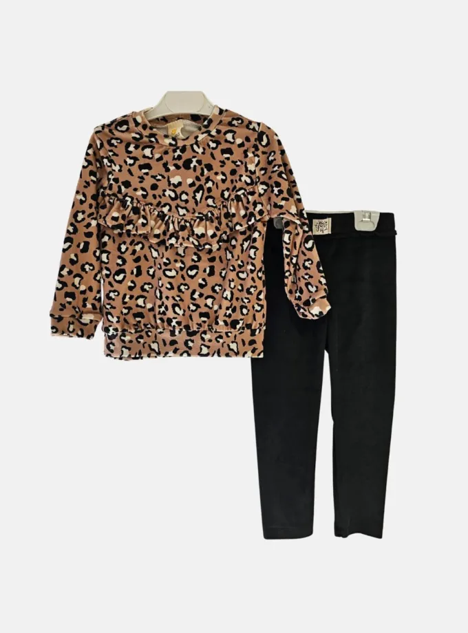 Σύνολο Λεοπάρ Βελουτέ Mini