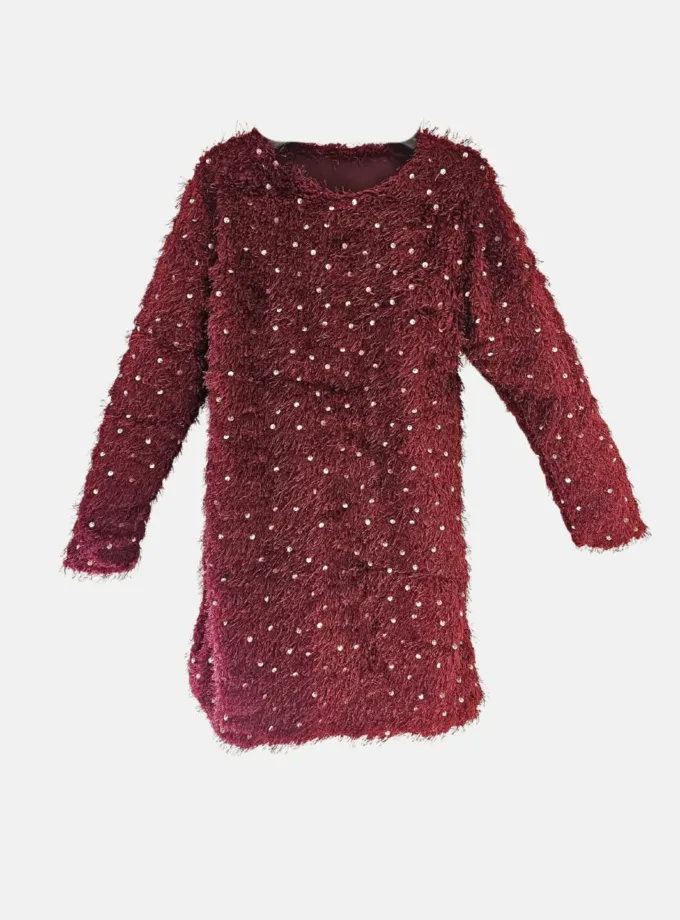 Φόρεμα Μπορντό Junior