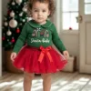 Σύνολο Κορμάκι και Φούστα Santa Baby