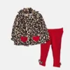 Σύνολο Λεοπάρ-Κόκκινο Ριπ Bebe