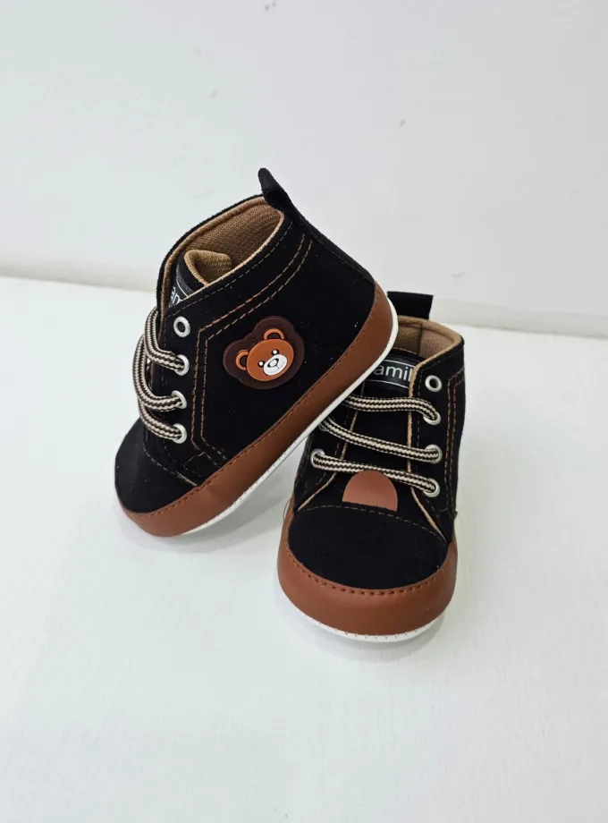 Μποτάκια Αγκαλιάς Bear Μαύρα