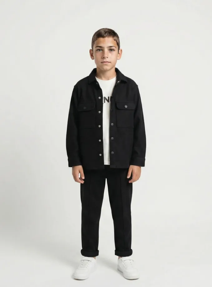 Σύνολο Stay Brave Μαύρο Junior