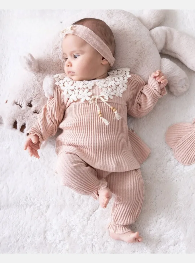 Σύνολο Boho Newborn Σάπιο Μήλο