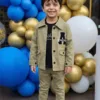 Σύνολο Denim Λαδί Mini