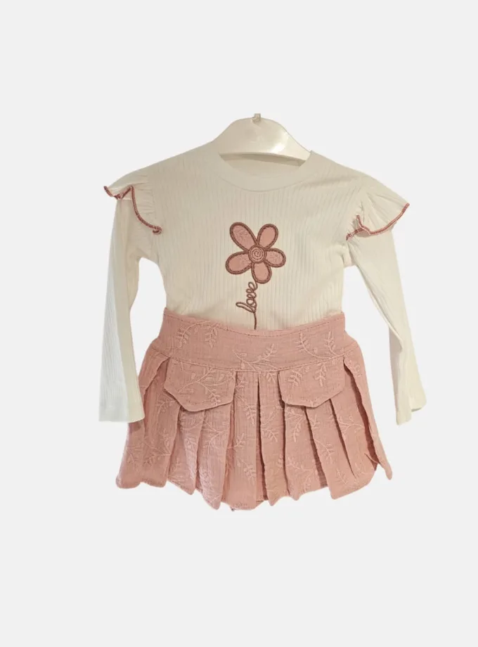 Σύνολο με Σορτσόφουστα Flower Mini