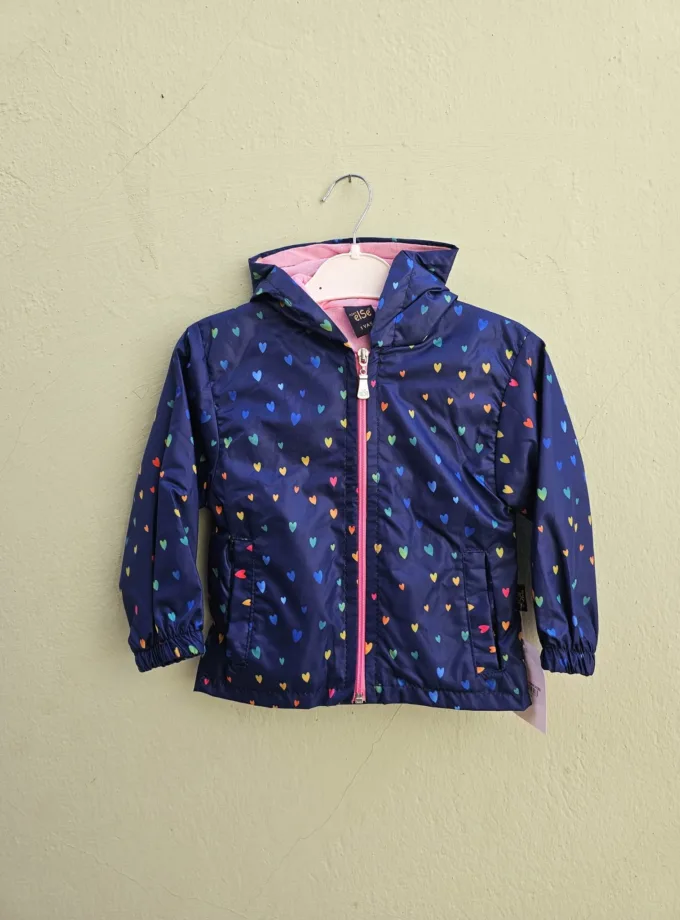 Μπουφανάκι Μπλε με Χρωματιστές Καρδιές Mini