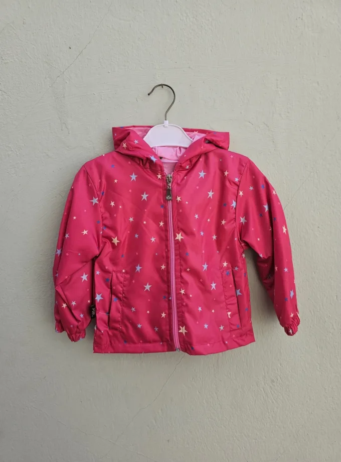 Μπουφανάκι Σομόν με Αστεράκια Φουξ Mini