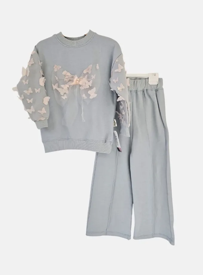 Σύνολο Butterflies Γαλάζιο με Ροζ