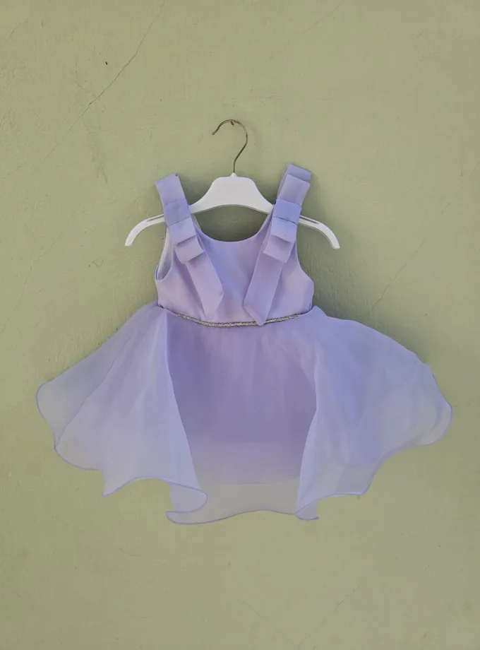Φόρεμα Λιλά Οργάντζα Bebe