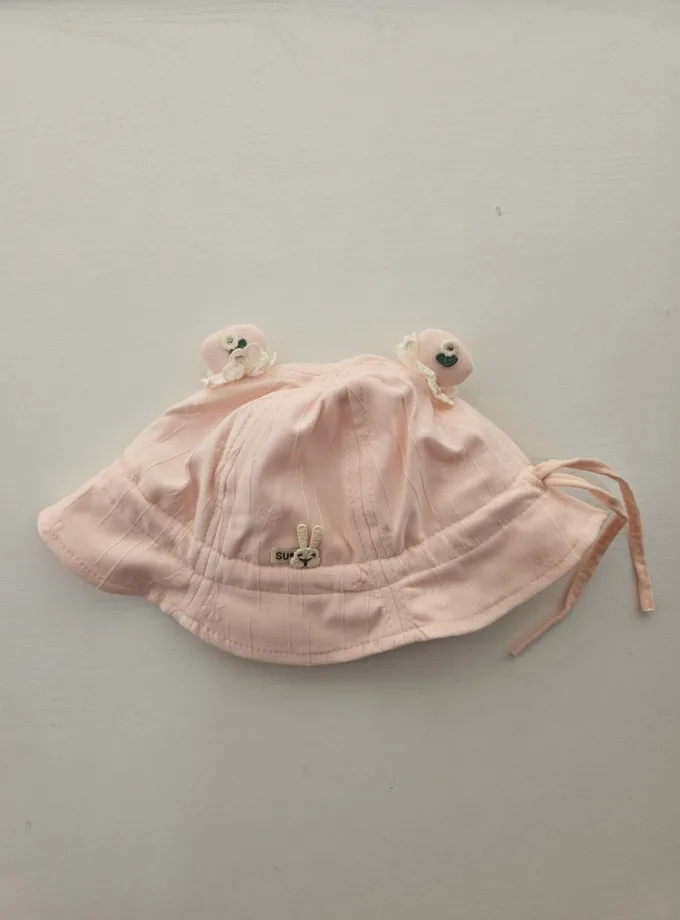 Καπέλο Στρόγγυλο με κουνελάκι