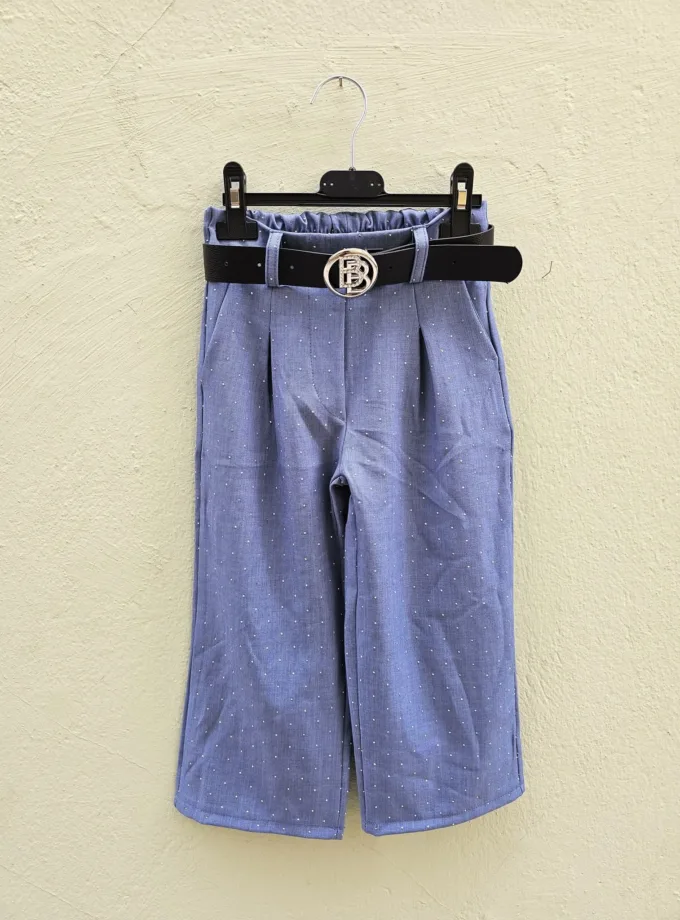 Τζιν Παντελόνα με Στρασάκι Junior