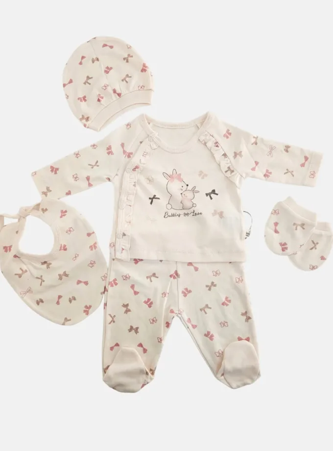 Σύνολο 5 Τεμ. Newborn Love Bow