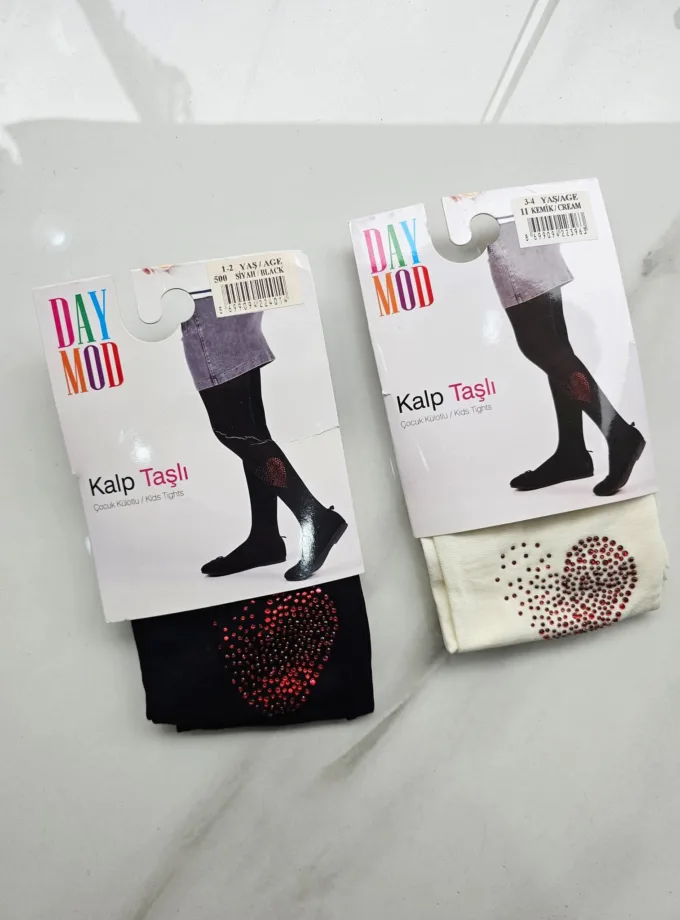 Καλσόν Παιδικό Λεπτό Καρδούλα